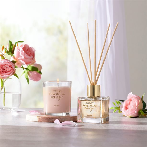 Avon Always Reed Diffuser & Votive Gift Set