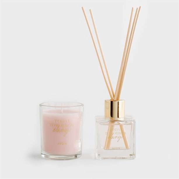 Avon Always Reed Diffuser & Votive Gift Set