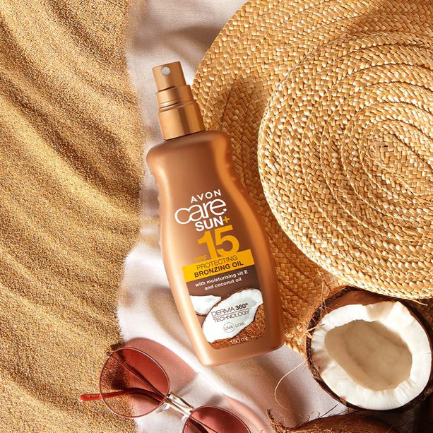 Avon Care Sun Protecting Bronzing Oil SPF15 -150ml