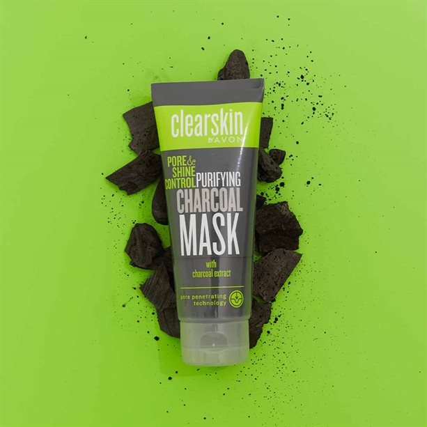Avon Clearskin Charcoal Face Mask with Shine Control - 75ml