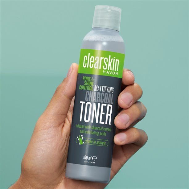 Avon Clearskin Pore & Shine Control Mattifying Charcoal Toner - 100ml