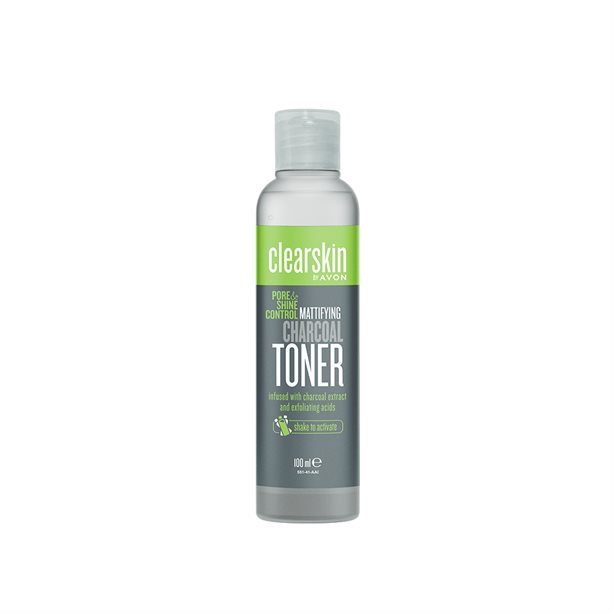 Avon Clearskin Pore & Shine Control Mattifying Charcoal Toner - 100ml