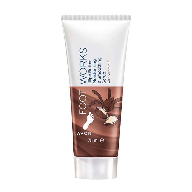 Avon Foot Works Illipe Butter Moisturising & Smoothing Scrub