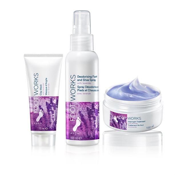 Avon Foot Works Lavender Pamper Set