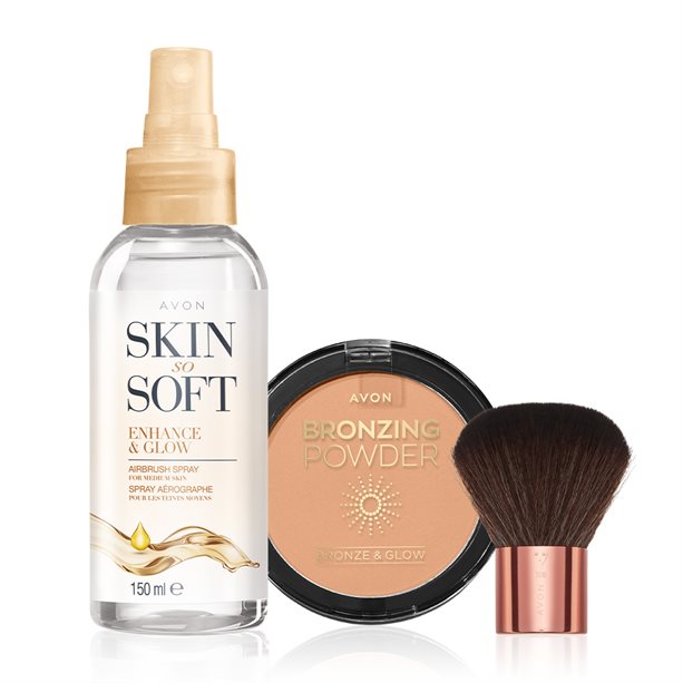 Avon Glow & Go Set - Golden Bronze