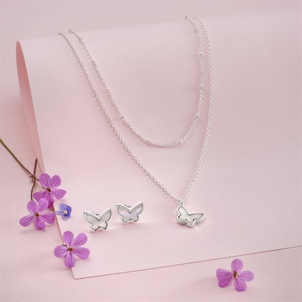Avon Iris 2-Piece Gift Set - Silver