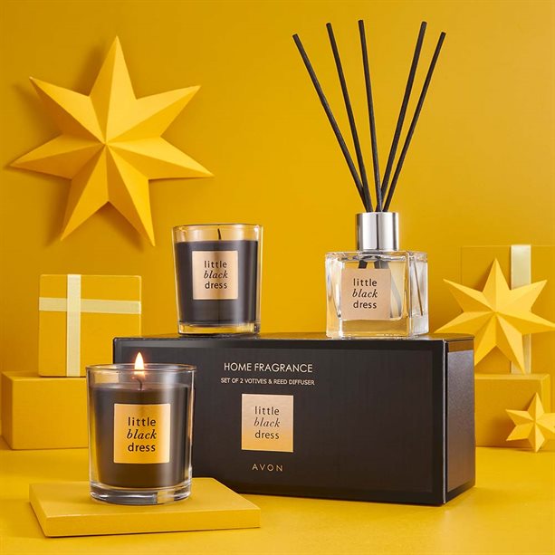 Avon Little Black Dress Home Fragrance Set