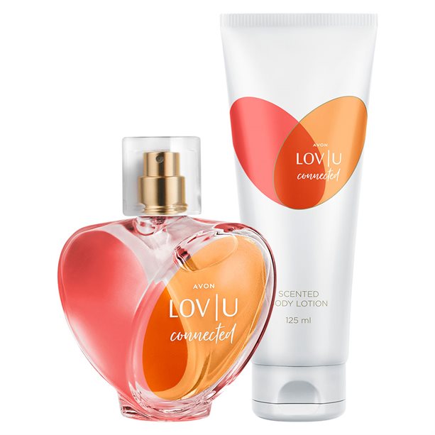 Avon Lov U Connected Perfume Set