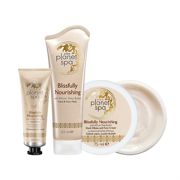 Avon Planet Spa Blissfully Nourishing Hand and Foot Care Trio