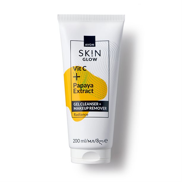 Avon SK!N Glow Gel Cleanser + Make-Up Remover - 200 ml