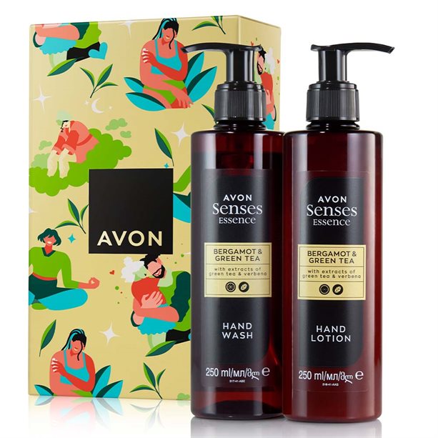 Avon Senses Essence Bergamot & Green Tea Gift Set