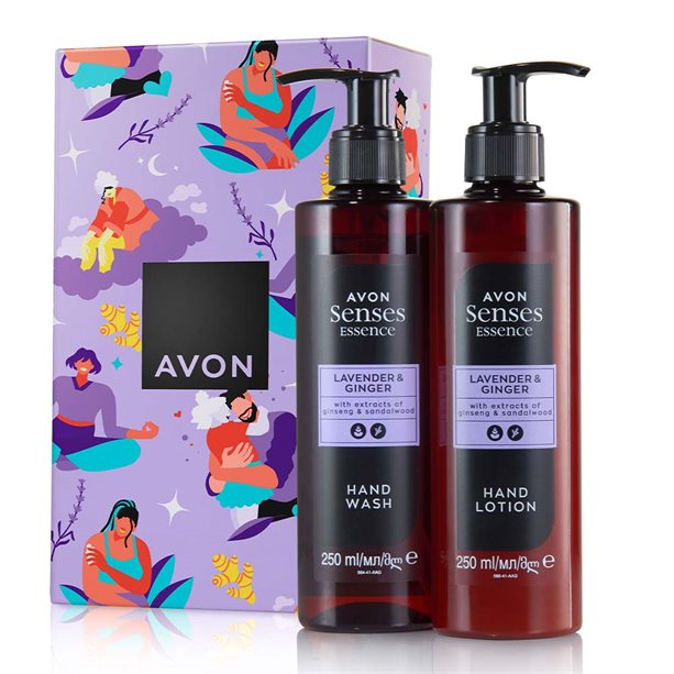 Avon Senses Essence Lavender & Ginger Gift Set