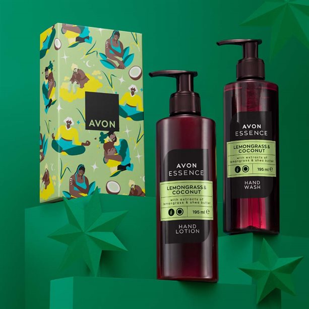 Avon Senses Essence Duo Lemongrass & Coconut Gift Set