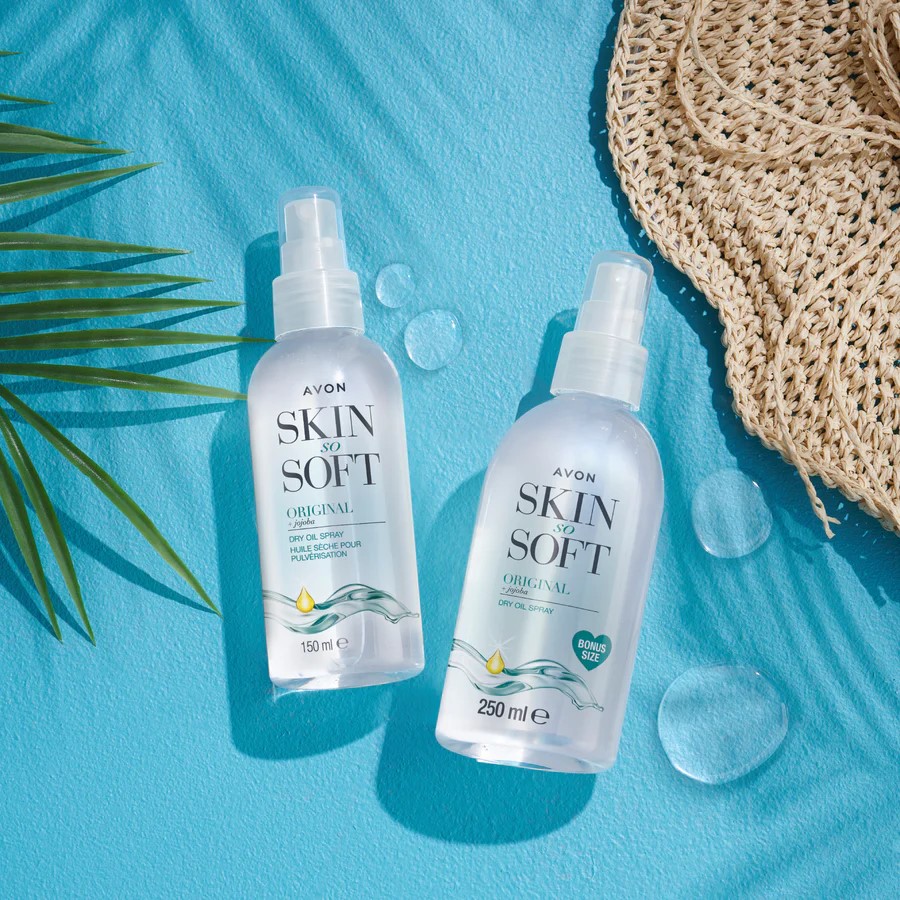 Avon Skin So Soft Original Dry Oil Spray Bonus Size - 250ml