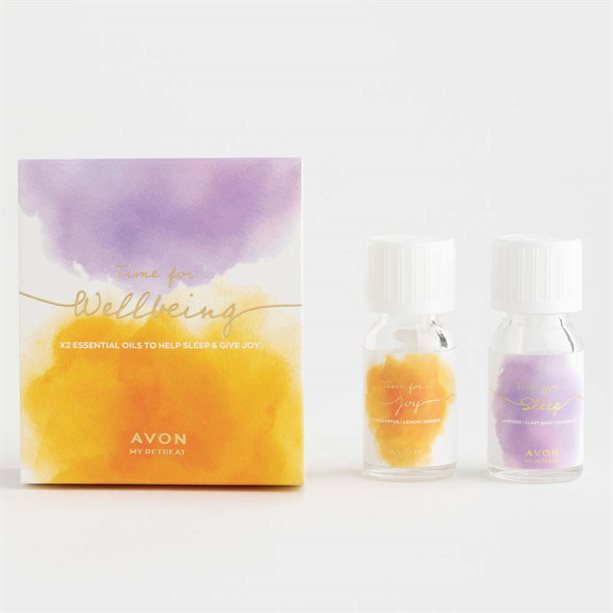 Avon Time for Joy & Time for Sleep Fragrance Oils Set
