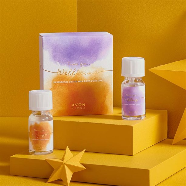 Avon Time for Joy & Time for Sleep Fragrance Oils Set