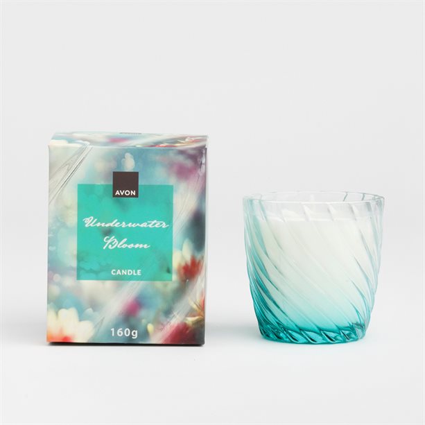 Avon Underwater Bloom Scented Candle