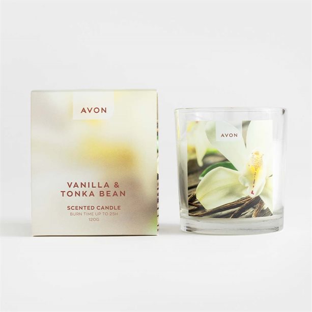 Avon Vanilla Tonka Bean Candle