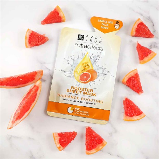 Avon True Nutra Effects Radiance Boosting Sheet Mask