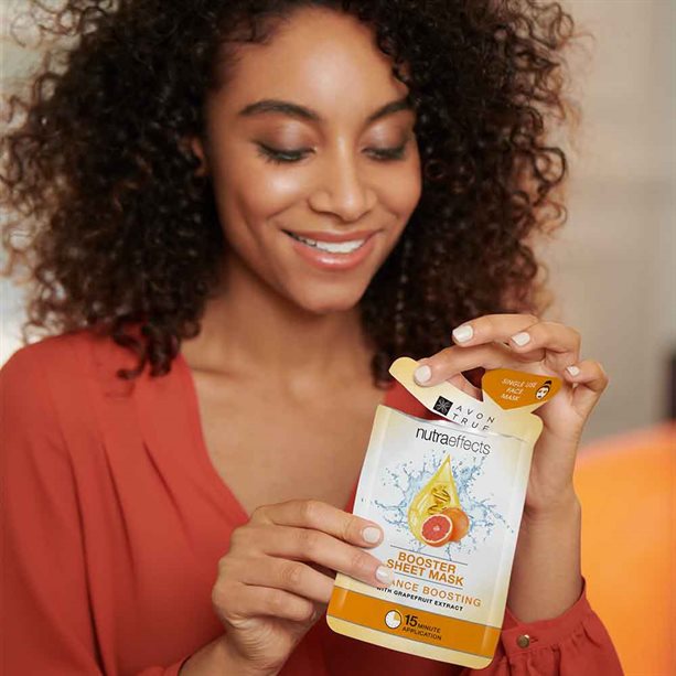 Avon True Nutra Effects Radiance Boosting Sheet Mask