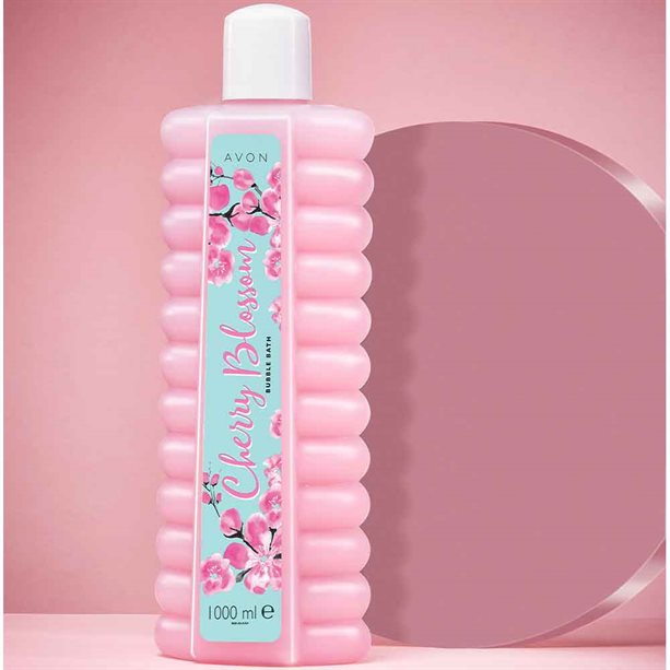 Avon Cherry Blossom Bubble Bath - 1 litre