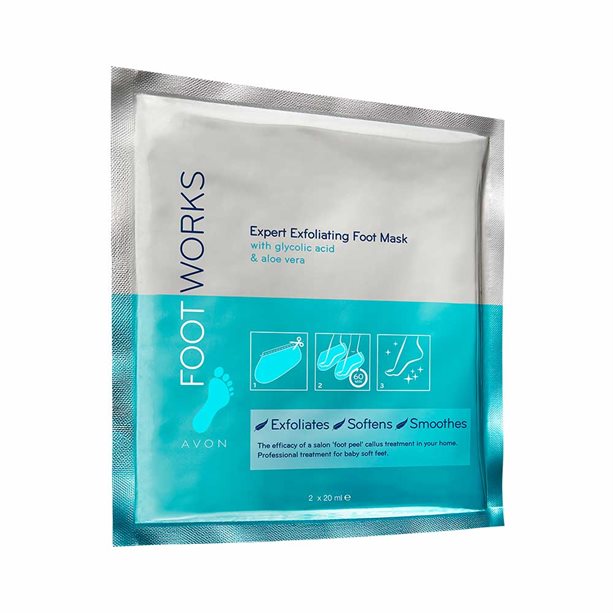Avon Exfoliating Foot Mask Socks