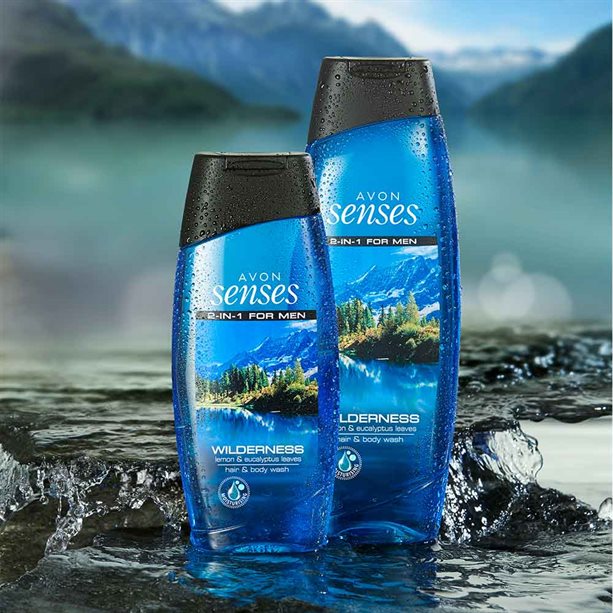 Avon Lemon & Eucalyptus Hair & Body Wash - 250ml