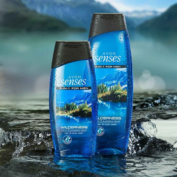 Avon Lemon & Eucalyptus Hair & Body Wash - 500ml