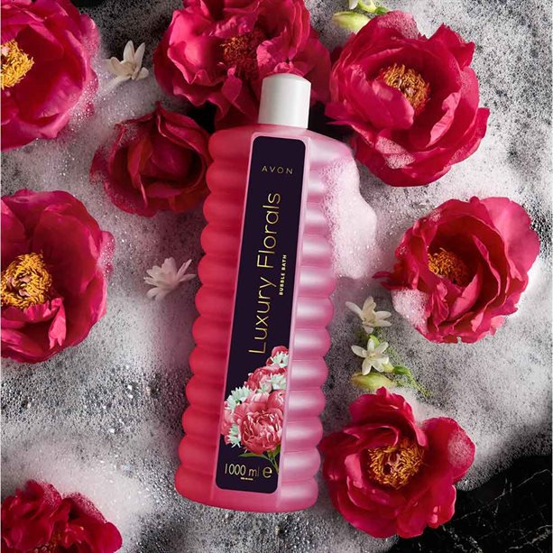 Avon Luxury Florals Bubble Bath - 500ml
