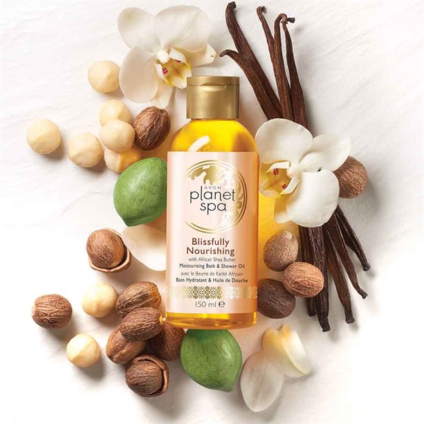 Avon Planet Spa Blissfully Nourishing Bath & Shower Oil - 150ml