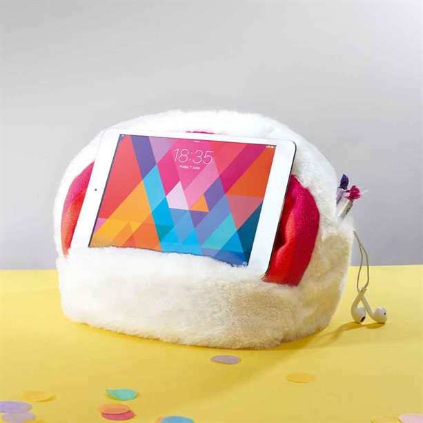 Rainbow Bean Bag Tablet Stand