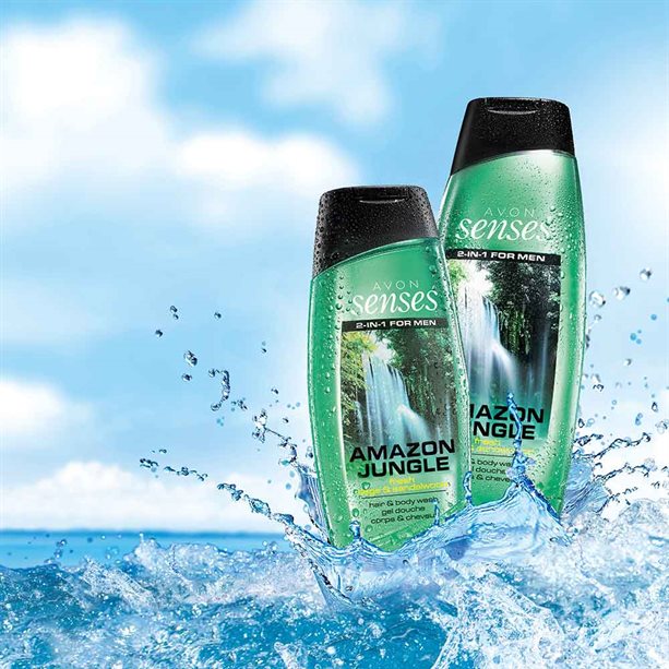 Avon Sage & Sandalwood Hair & Body Wash - 250ml
