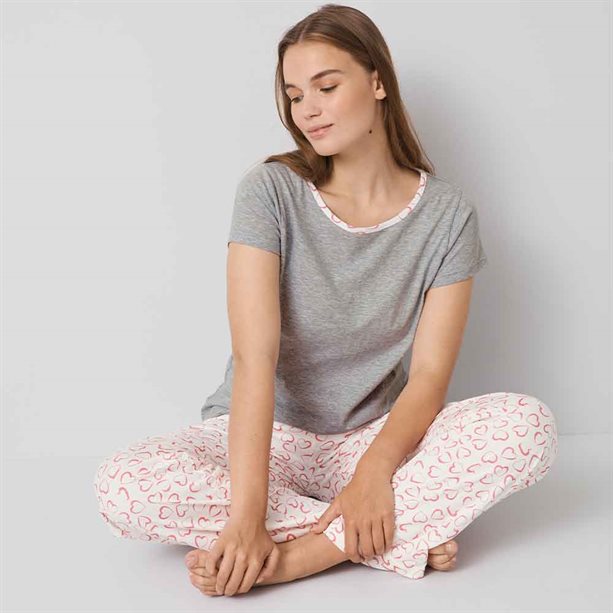 Avon Heart-Print PJs