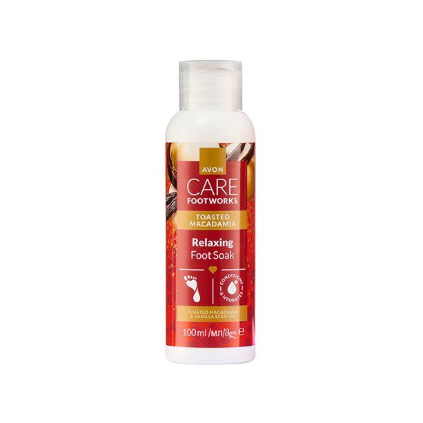 Avon Care Footworks Toasted Macadamia Relaxing Foot Soak 100 ml